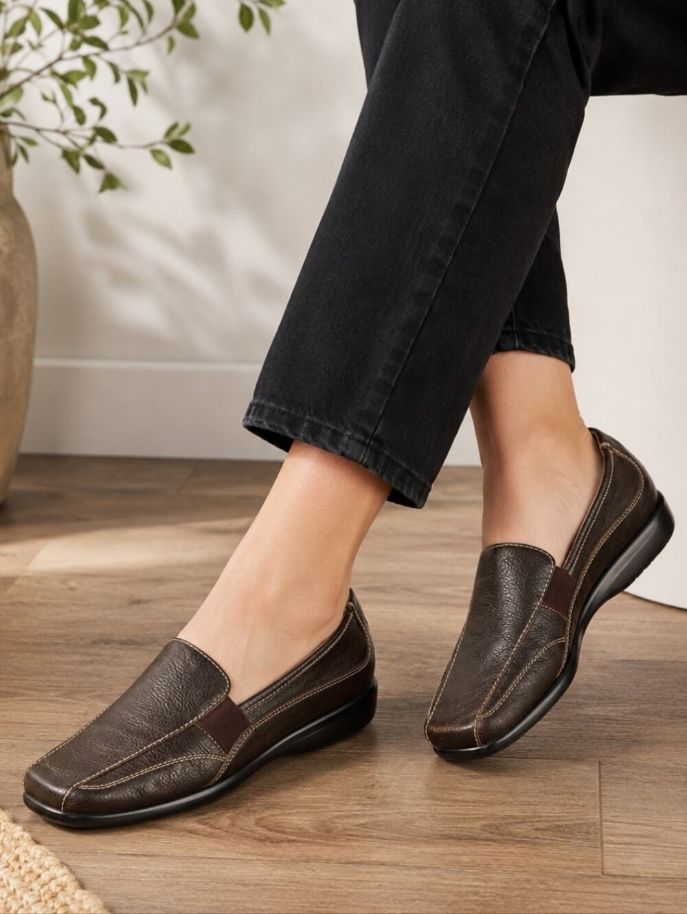 A2 By Aerosoles Tricycle Y2K Preppy Minimalist Revival Comfort Loafer Flats 7.5M